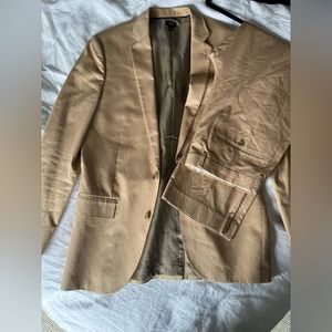 JCrew Mens Ludlow Suit - Tan - 38R